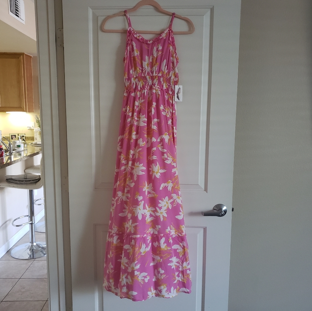 Jessica Simpson size small pink maxi dress